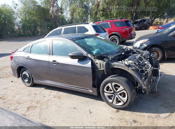 2HGFC2F57JH519030 2018 HONDA CIVIC Gray 