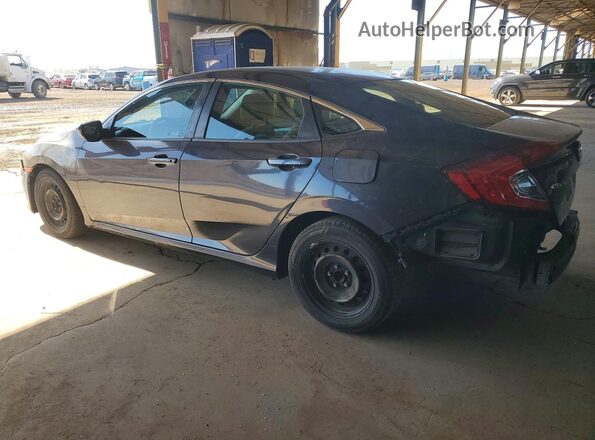 2HGFC2F57JH579633 2018 HONDA CIVIC Blue Задня ліва чверть