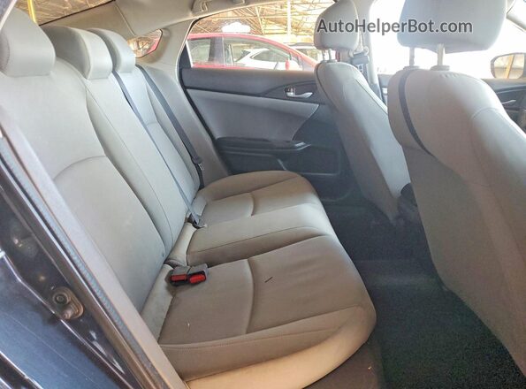 2HGFC2F57JH579633 2018 HONDA CIVIC Blue Вид задніх сидінь
