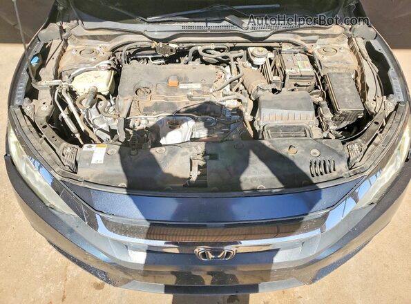 2HGFC2F57JH579633 2018 HONDA CIVIC Blue Вид задньої частини салону