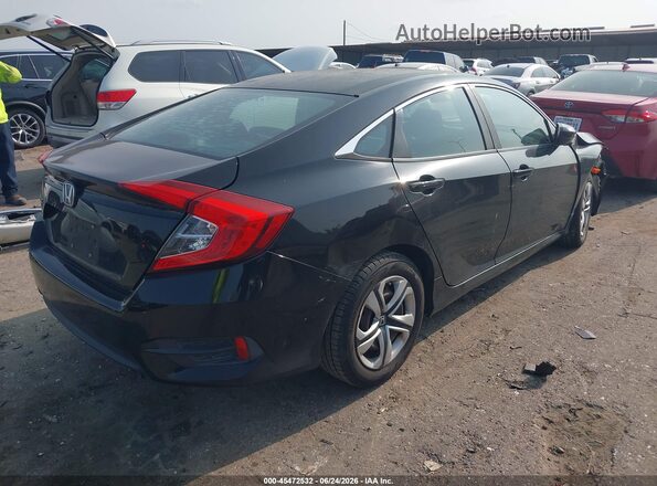 2HGFC2F58GH501418 2016 HONDA CIVIC Black Задня права чверть