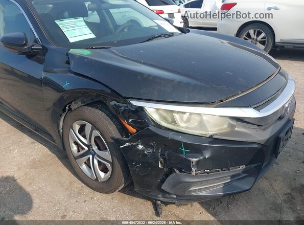 2HGFC2F58GH501418 2016 HONDA CIVIC Black Вид спереду