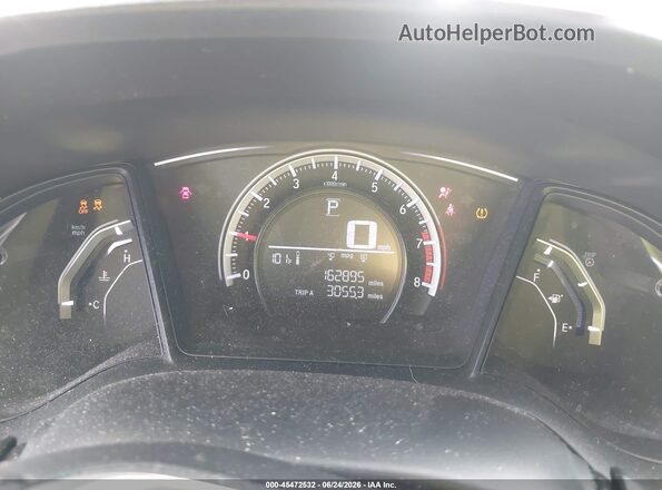 2HGFC2F58GH501418 2016 HONDA CIVIC Black Вид задніх сидінь