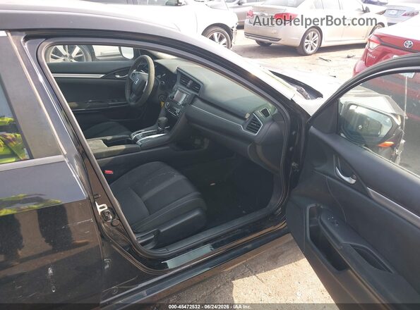 2HGFC2F58GH501418 2016 HONDA CIVIC Black Вид салону спереду