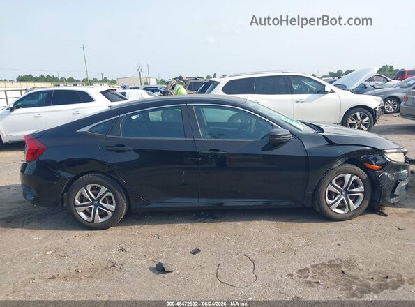 2HGFC2F58GH501418 2016 HONDA CIVIC Black Вид задньої частини салону