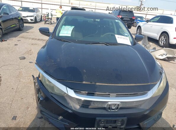 2HGFC2F58GH501418 2016 HONDA CIVIC Black Вид щитка приладів