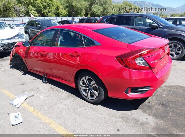 2HGFC2F58GH547248 2016 HONDA CIVIC Red უკანა მარცხენა