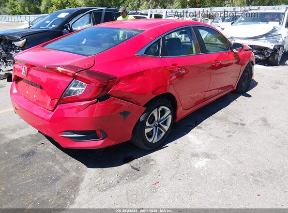 2HGFC2F58GH547248 2016 HONDA CIVIC Red უკანა მარჯვენა