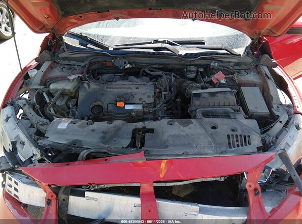 2HGFC2F58GH547248 2016 HONDA CIVIC Red უკანა ხედი