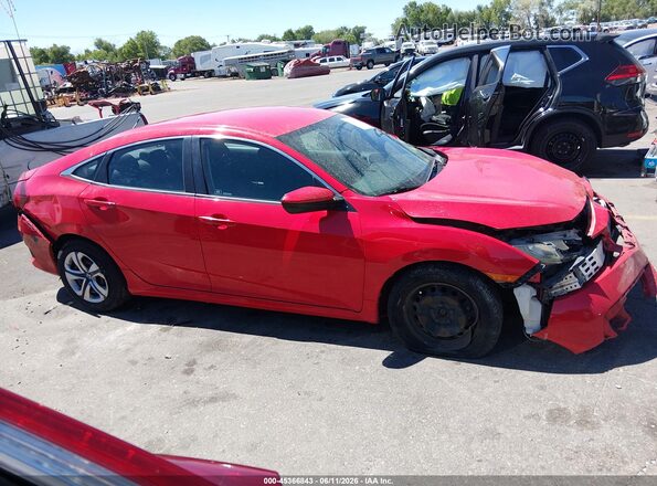 2HGFC2F58GH547248 2016 HONDA CIVIC Red სალონის 360-გრადუსიანი ხედი