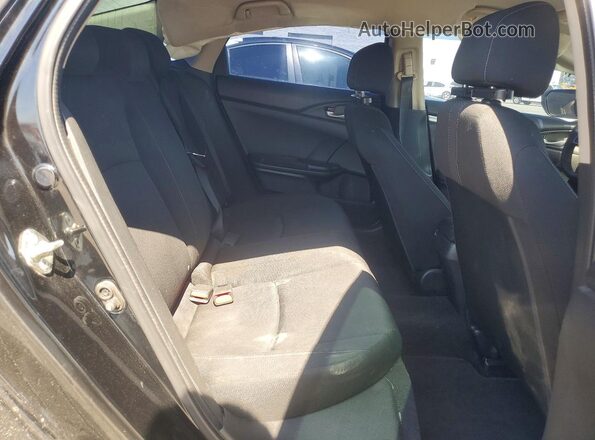 2HGFC2F58HH514249 2017 HONDA CIVIC Black Հետևի նստատեղերի տեսք