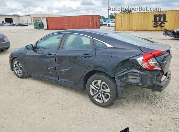 2HGFC2F58HH563354 2017 HONDA CIVIC Черный Задняя левая четверть