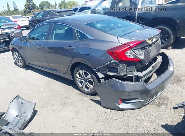 2HGFC2F58HH575357 2017 HONDA CIVIC Gray Задня ліва чверть