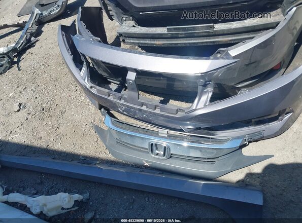 2HGFC2F58HH575357 2017 HONDA CIVIC Gray Вид щитка приладів