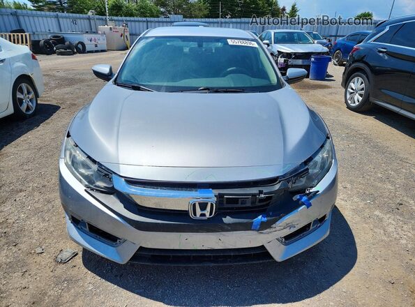 2HGFC2F58JH006465 2018 HONDA CIVIC Silver Widok z przodu