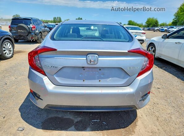 2HGFC2F58JH006465 2018 HONDA CIVIC Silver Widok z tyłu