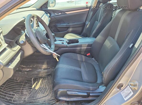2HGFC2F58JH006465 2018 HONDA CIVIC Silver Widok wnętrza z przodu