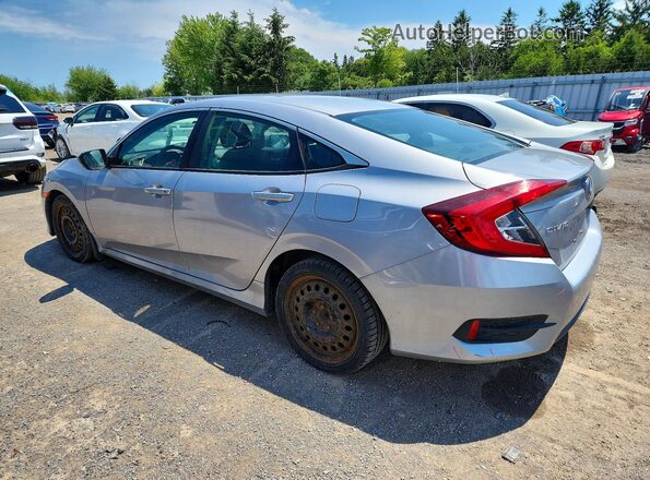 2HGFC2F58JH006465 2018 HONDA CIVIC Silver Tył lewy