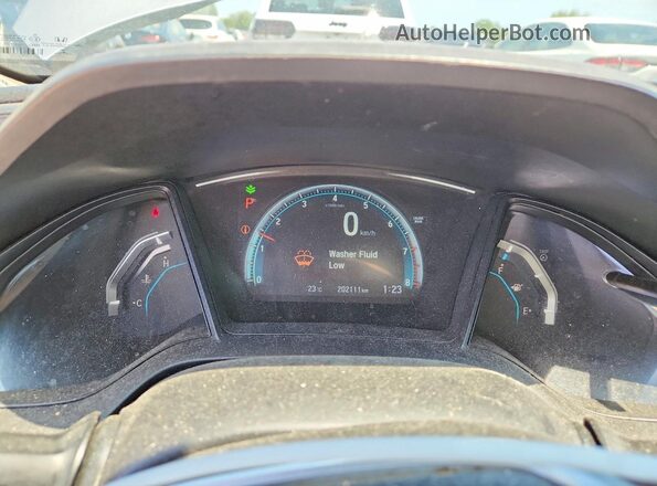 2HGFC2F58JH006465 2018 HONDA CIVIC Silver Widok zestawu wskaźników