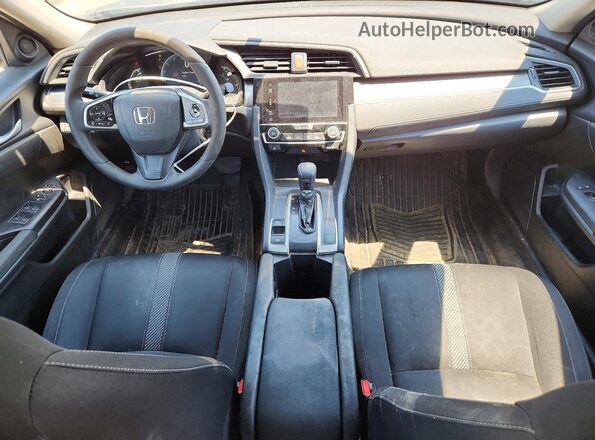 2HGFC2F58JH006465 2018 HONDA CIVIC Silver Widok deski rozdzielczej