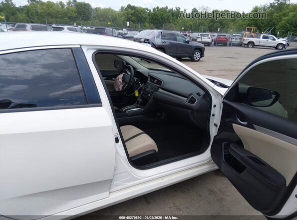 2HGFC2F58JH503886 2018 HONDA CIVIC White წინა სალონის ხედი