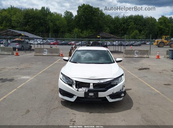 2HGFC2F58JH503886 2018 HONDA CIVIC White ხელსაწყოთა პანელის ხედი