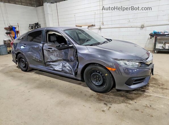 2HGFC2F58JH504858 2018 HONDA CIVIC Gray Передня права чверть