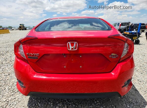 2HGFC2F58JH520901 2018 HONDA CIVIC Red Rear view