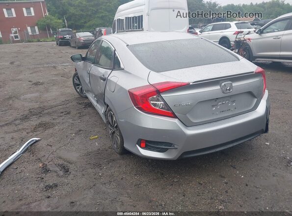 2HGFC2F58JH527217 2018 HONDA CIVIC Silver Задня ліва чверть