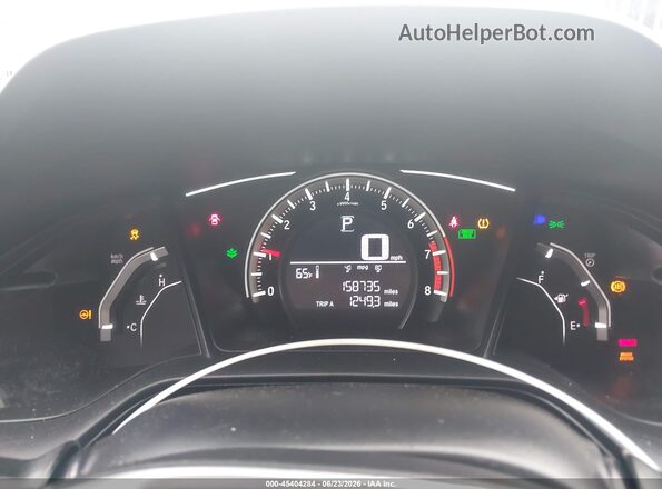 2HGFC2F58JH527217 2018 HONDA CIVIC Silver Вид задніх сидінь