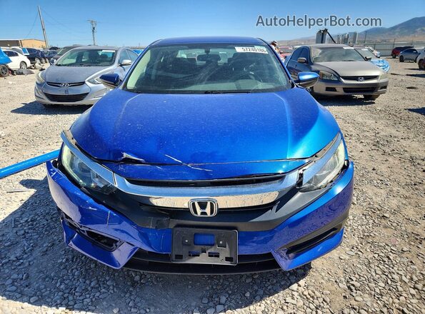 2HGFC2F58JH542378 2018 HONDA CIVIC Blue Вид спереду