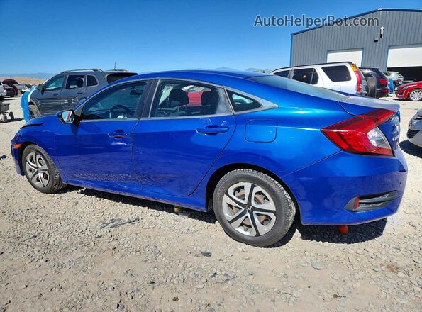 2HGFC2F58JH542378 2018 HONDA CIVIC Blue Задня ліва чверть