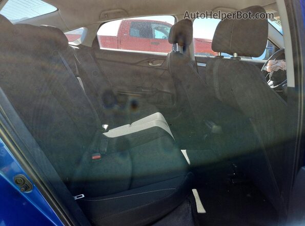 2HGFC2F58JH542378 2018 HONDA CIVIC Blue Вид задніх сидінь
