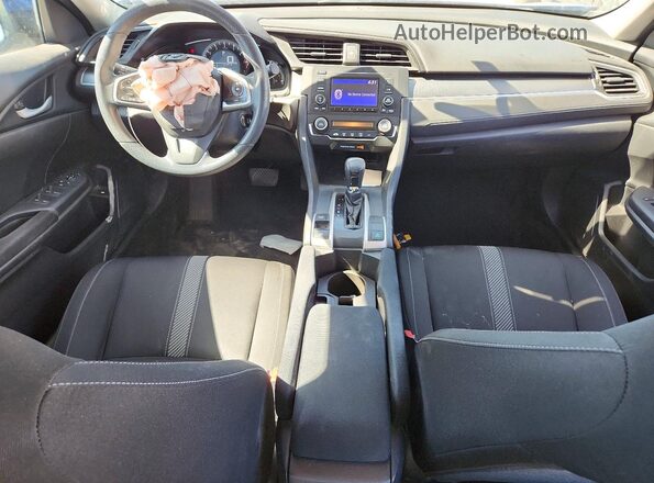 2HGFC2F58JH542378 2018 HONDA CIVIC Blue Вид панелі приладів