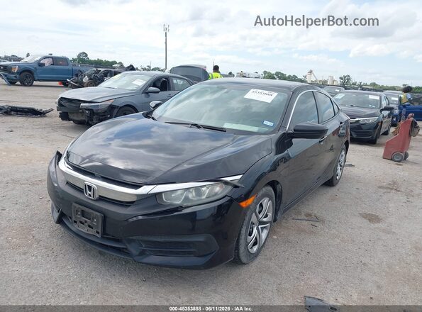 2HGFC2F58JH545958 2018 HONDA CIVIC Черный Передняя левая четверть
