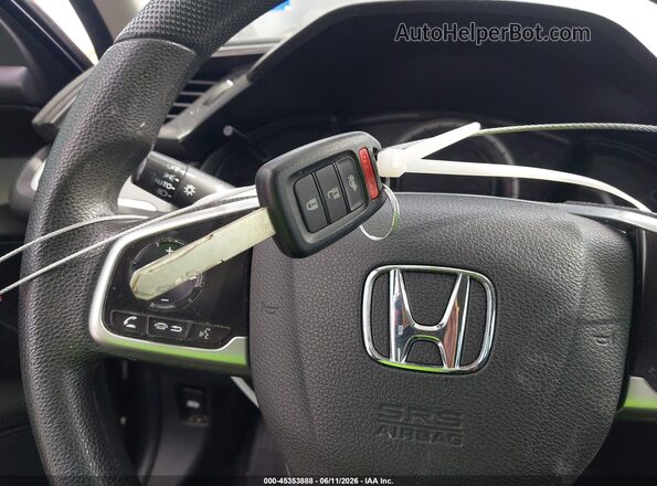 2HGFC2F58JH545958 2018 HONDA CIVIC Черный Вид панели приборов