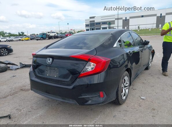 2HGFC2F58JH545958 2018 HONDA CIVIC Черный Задняя правая четверть