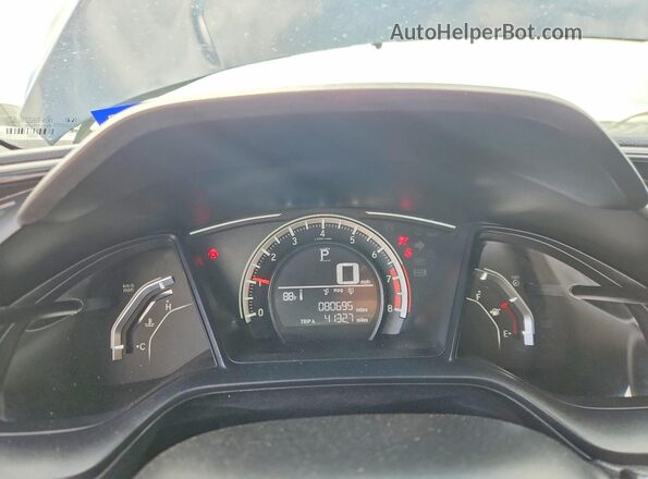 2HGFC2F58JH574246 2018 HONDA CIVIC Gray Widok zestawu wskaźników