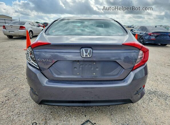 2HGFC2F58JH574246 2018 HONDA CIVIC Gray Widok z tyłu