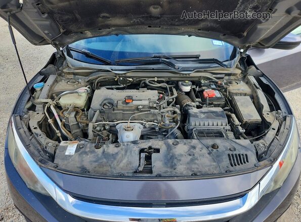 2HGFC2F58JH574246 2018 HONDA CIVIC Gray Widok wnętrza z tyłu