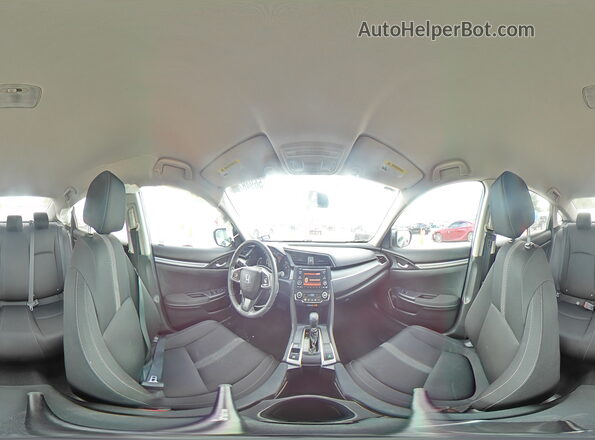2HGFC2F58JH574246 2018 HONDA CIVIC Gray Widok naklejki z numerem VIN