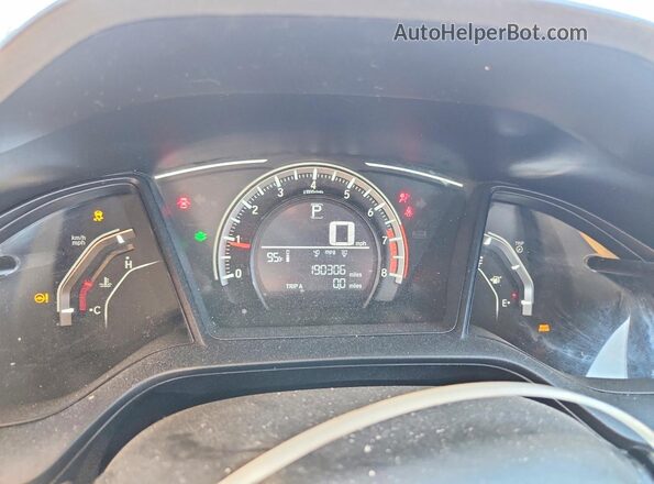 2HGFC2F58JH608024 2018 HONDA CIVIC Charcoal ხელსაწყოთა პანელის ხედი