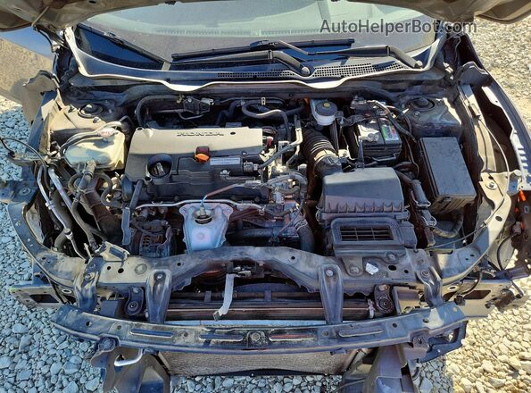 2HGFC2F58JH608024 2018 HONDA CIVIC Charcoal უკანა სალონის ხედი