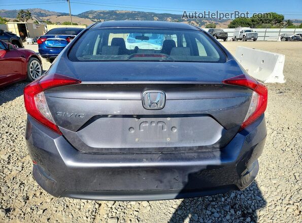 2HGFC2F58JH608024 2018 HONDA CIVIC Charcoal უკანა ხედი