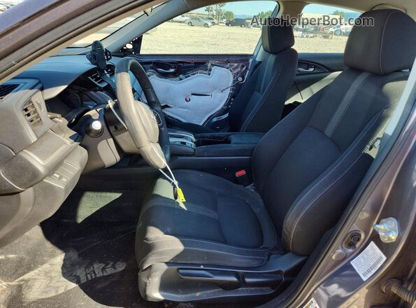 2HGFC2F58JH608024 2018 HONDA CIVIC Charcoal წინა სალონის ხედი