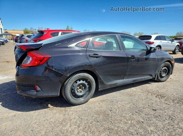 2HGFC2F59GH012705 2016 HONDA CIVIC Black Trasero derecho
