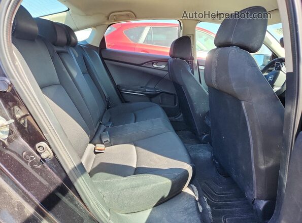 2HGFC2F59GH012705 2016 HONDA CIVIC Black Vista de los asientos traseros