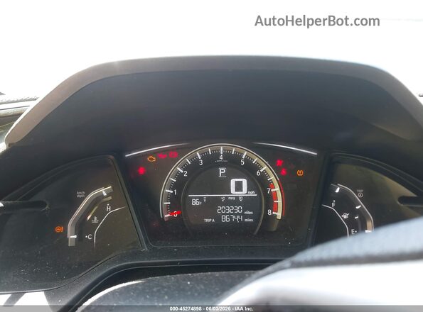 2HGFC2F59GH518244 2016 HONDA CIVIC Черный Вид задних сидений
