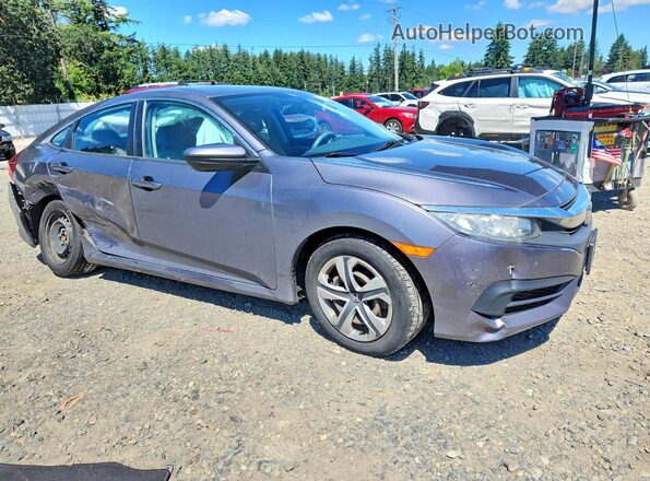2HGFC2F59GH535612 2016 HONDA CIVIC Gray 
