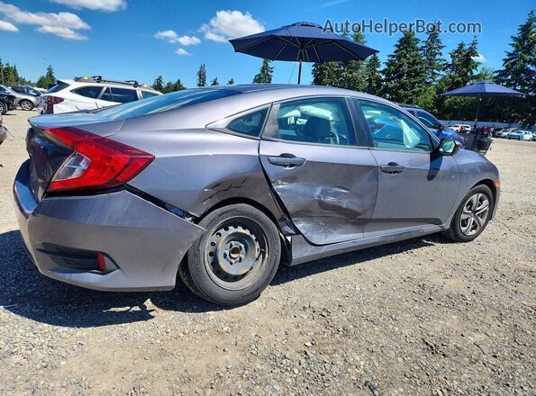 2HGFC2F59GH535612 2016 HONDA CIVIC Gray 
